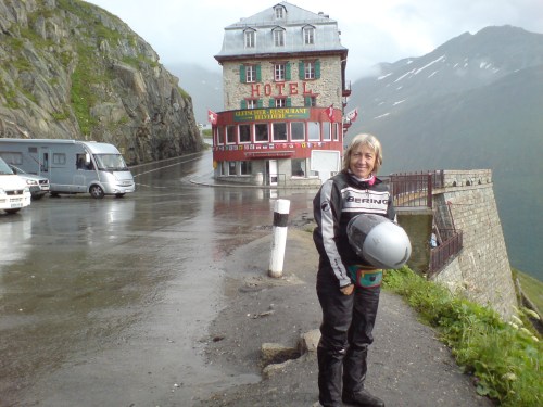 Au sommet du Furkapass.